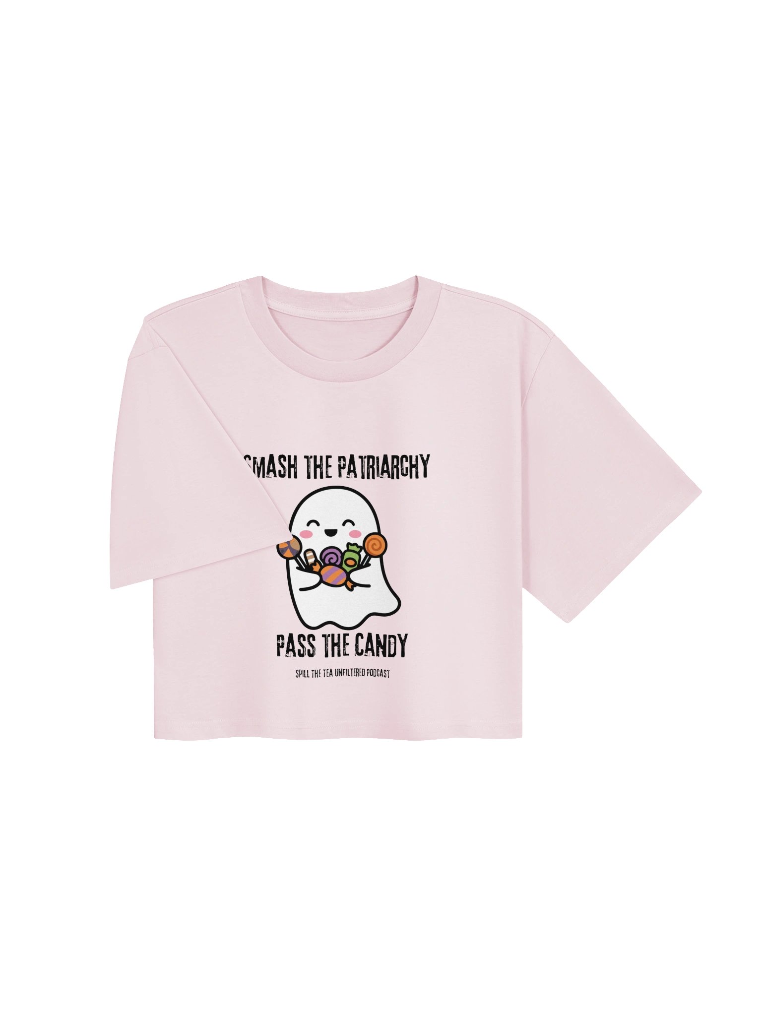 Smashing the Patriarchy Ghost Crop Tee product image (3)