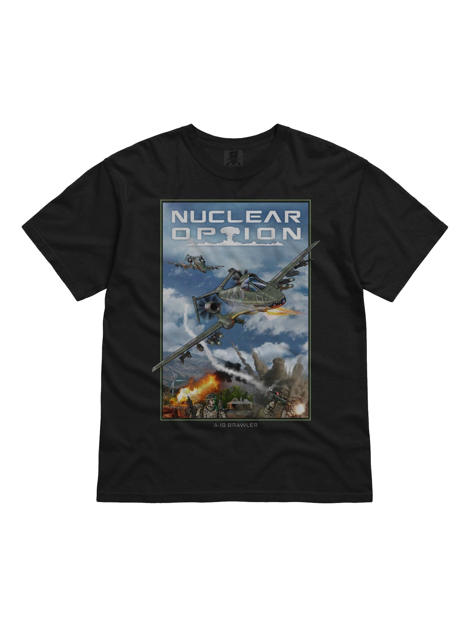 Brawler - Green Camo (Day) Tee product image (1)