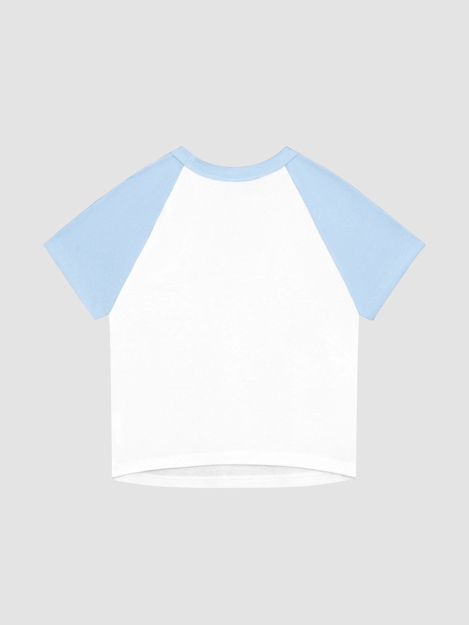 Jozzer Baseball Logo - Raglan Crop [Cyan] product image (3)