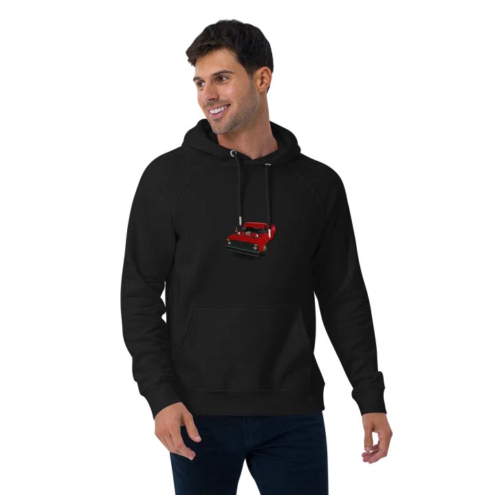 Red Truckin' Raglan Hoodie product image (2)