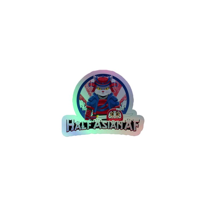 HalfAsianAF Kiss Cut Sticker product image (1)