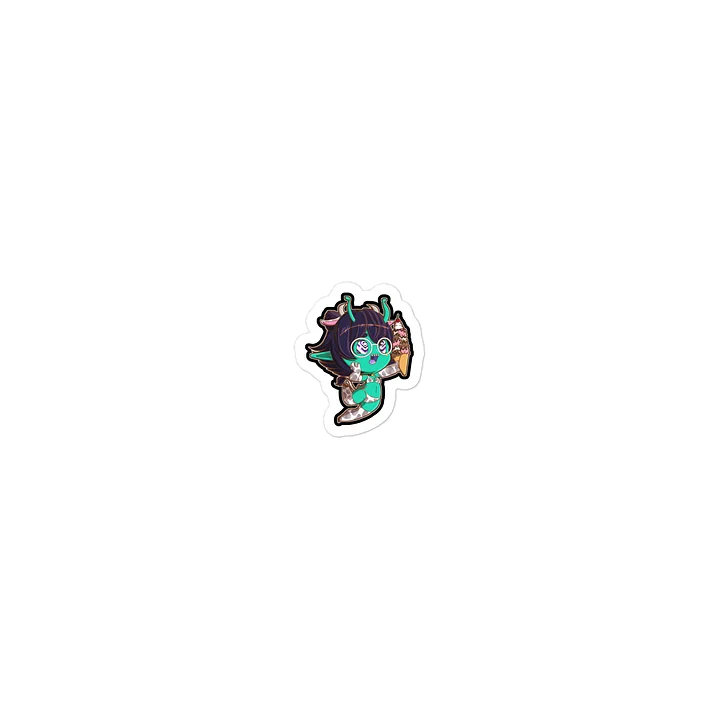 I Scream Chibi Die-Cut Sticker Chocolate Milk Edition product image (1)