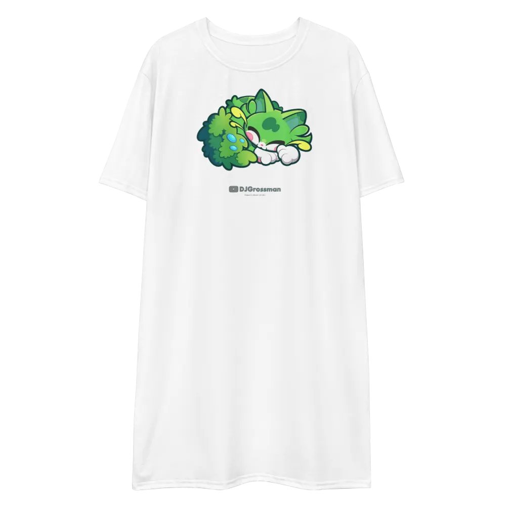 Sleeping Chloe • T-shirt Dress (White) product image (1)