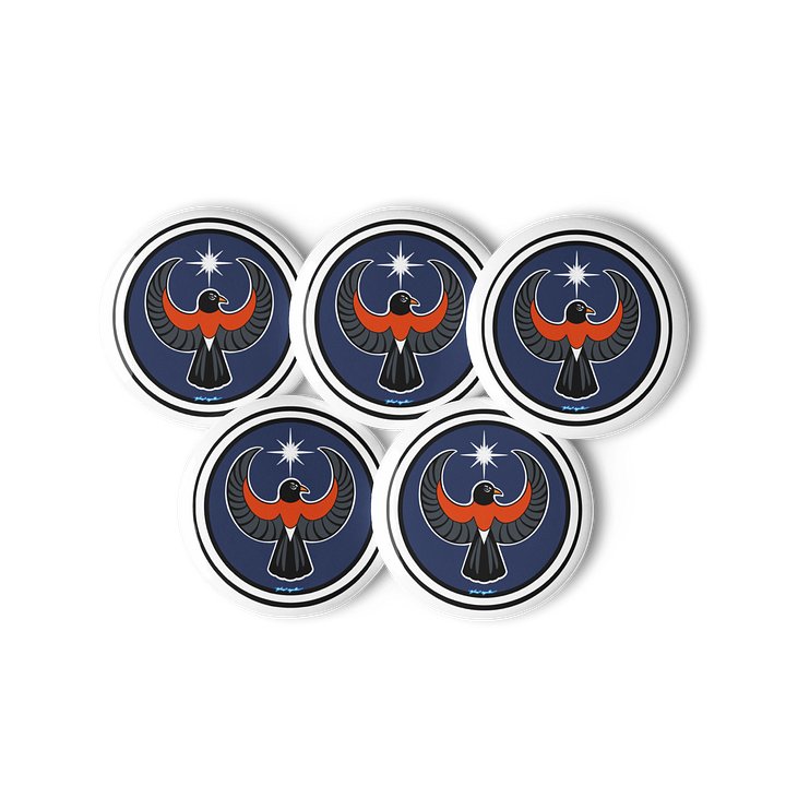 American Robin- Resistance. CT, MI, WI. (5-pack buttons) product image (2)