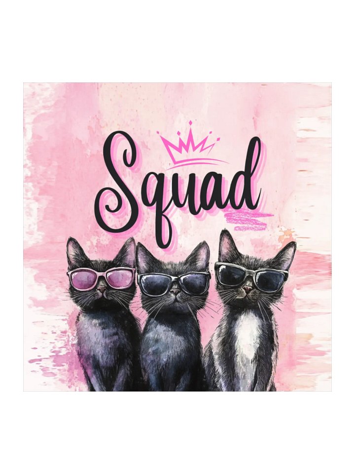 The Fur Squad: Square Sticker product image (1)