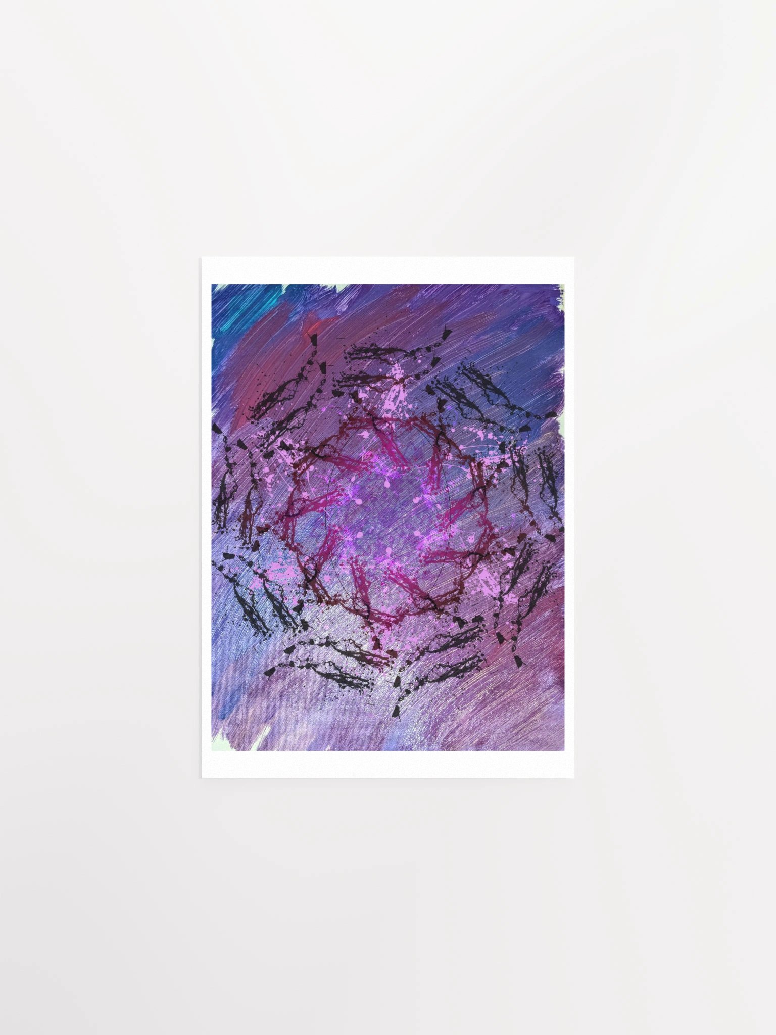 Violet Singularity Abstract Poster product image (2)