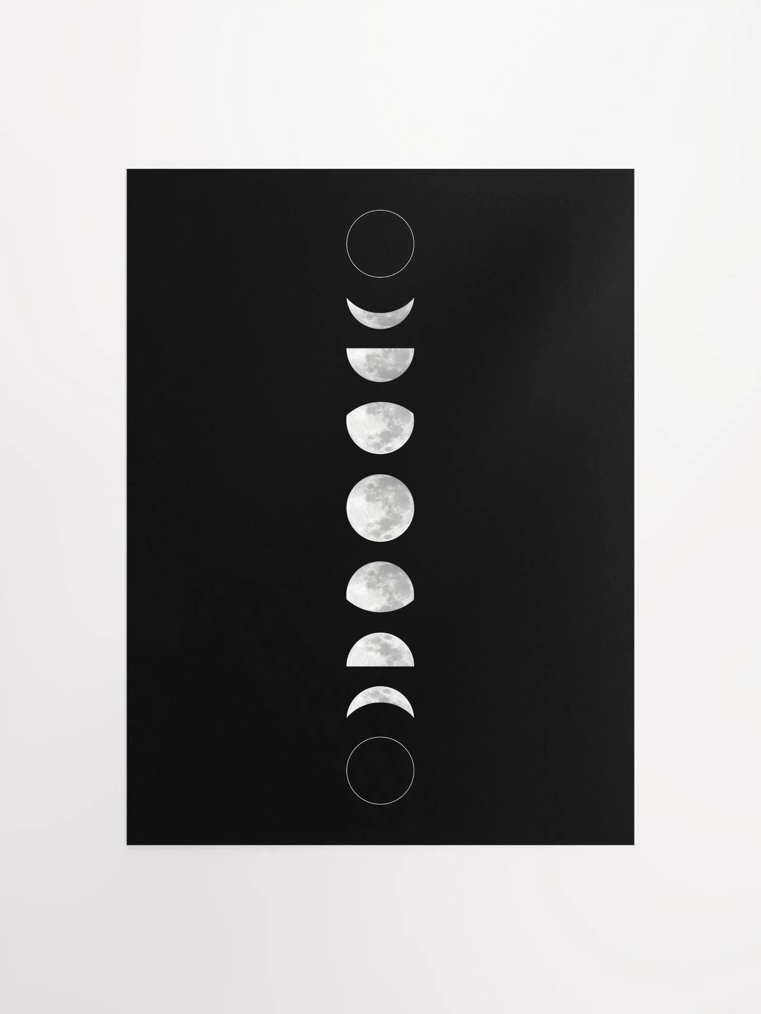 Moon phase poster print product image (1)