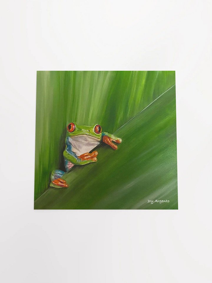 Tree Frog Peeping Print product image (2)
