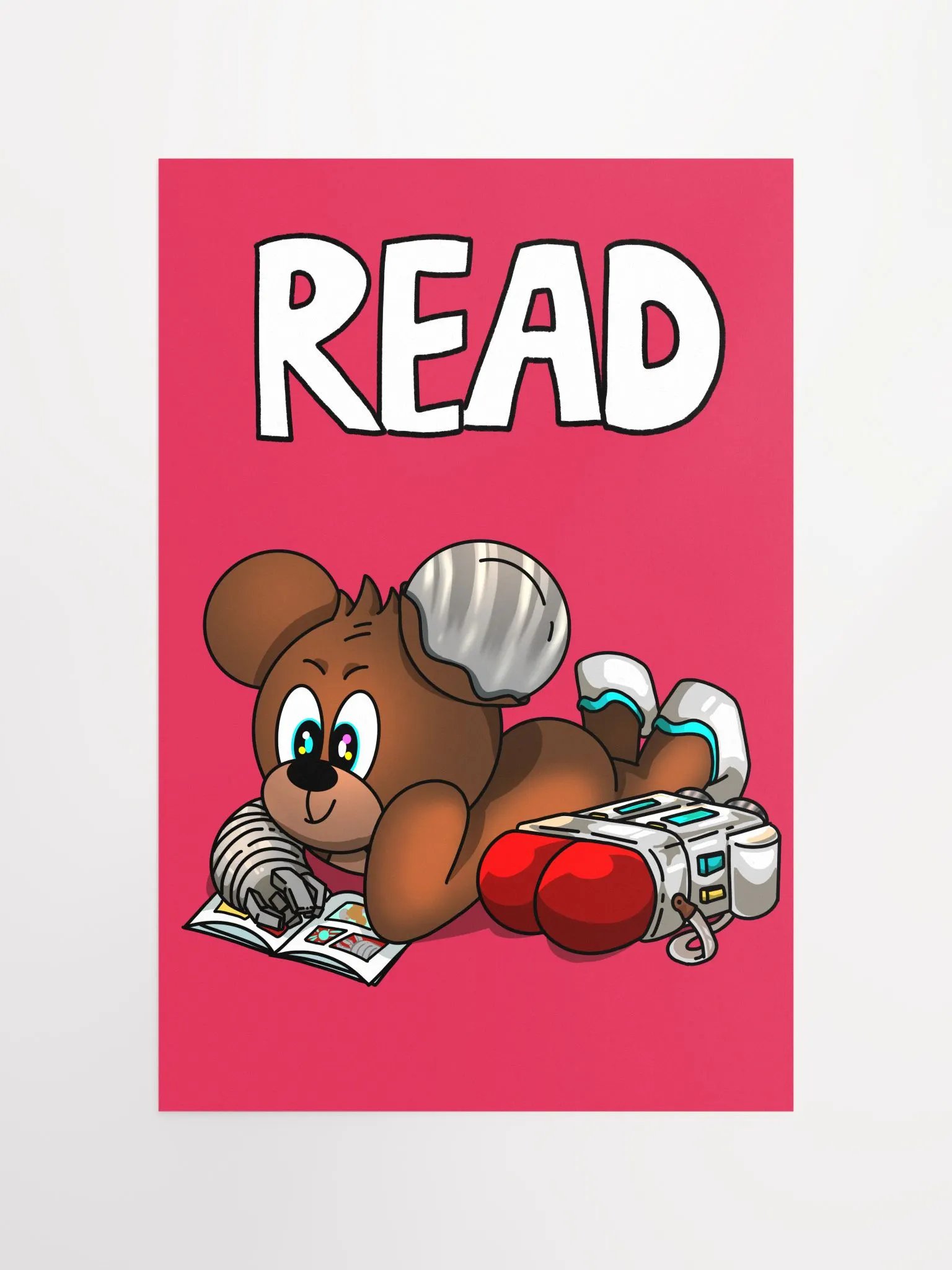 Kid Kuma 'READ' Poster (1st Edition) product image (4)