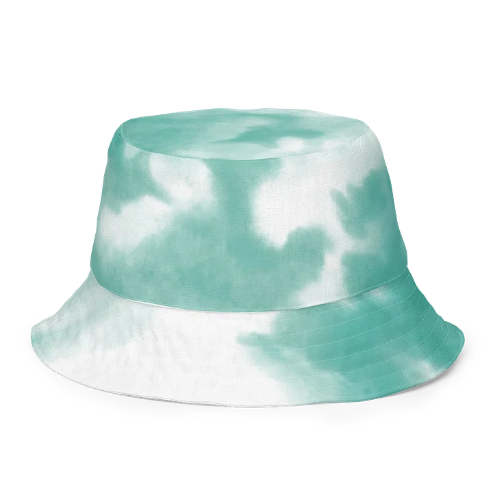 Blue Tie-Dye Pride Heart Bucket Hat product image (2)