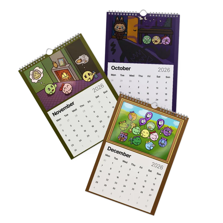 Calendar 2026 - Dango Squad Adventures product image (2)