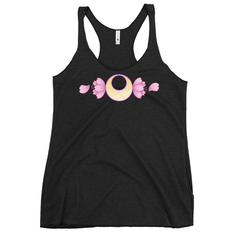 Moonie Blossom Triblend Racerback Tank product image (2)