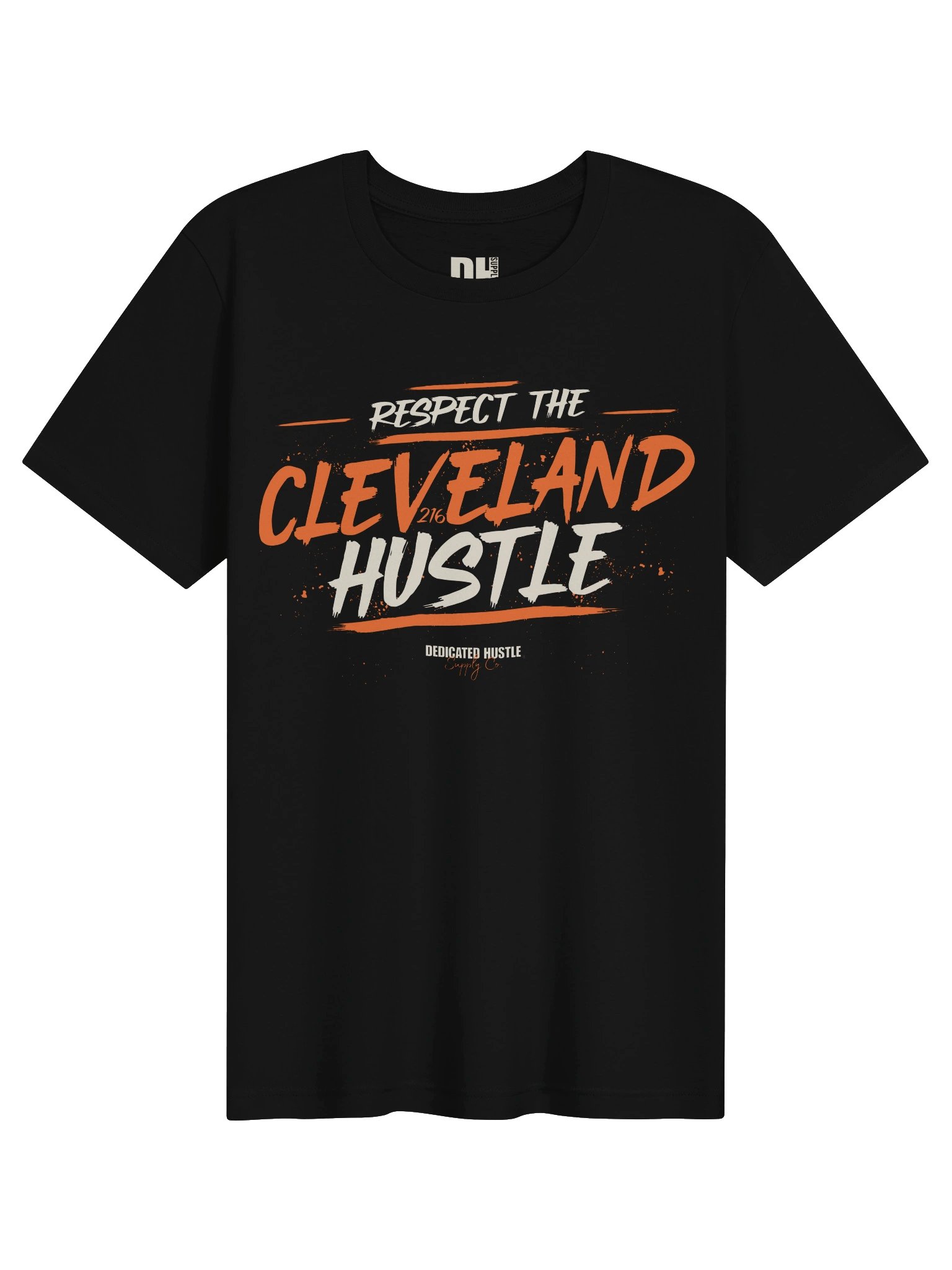 Respect the Cleveland Hustle - Street Edition Tee | Black product image (2)