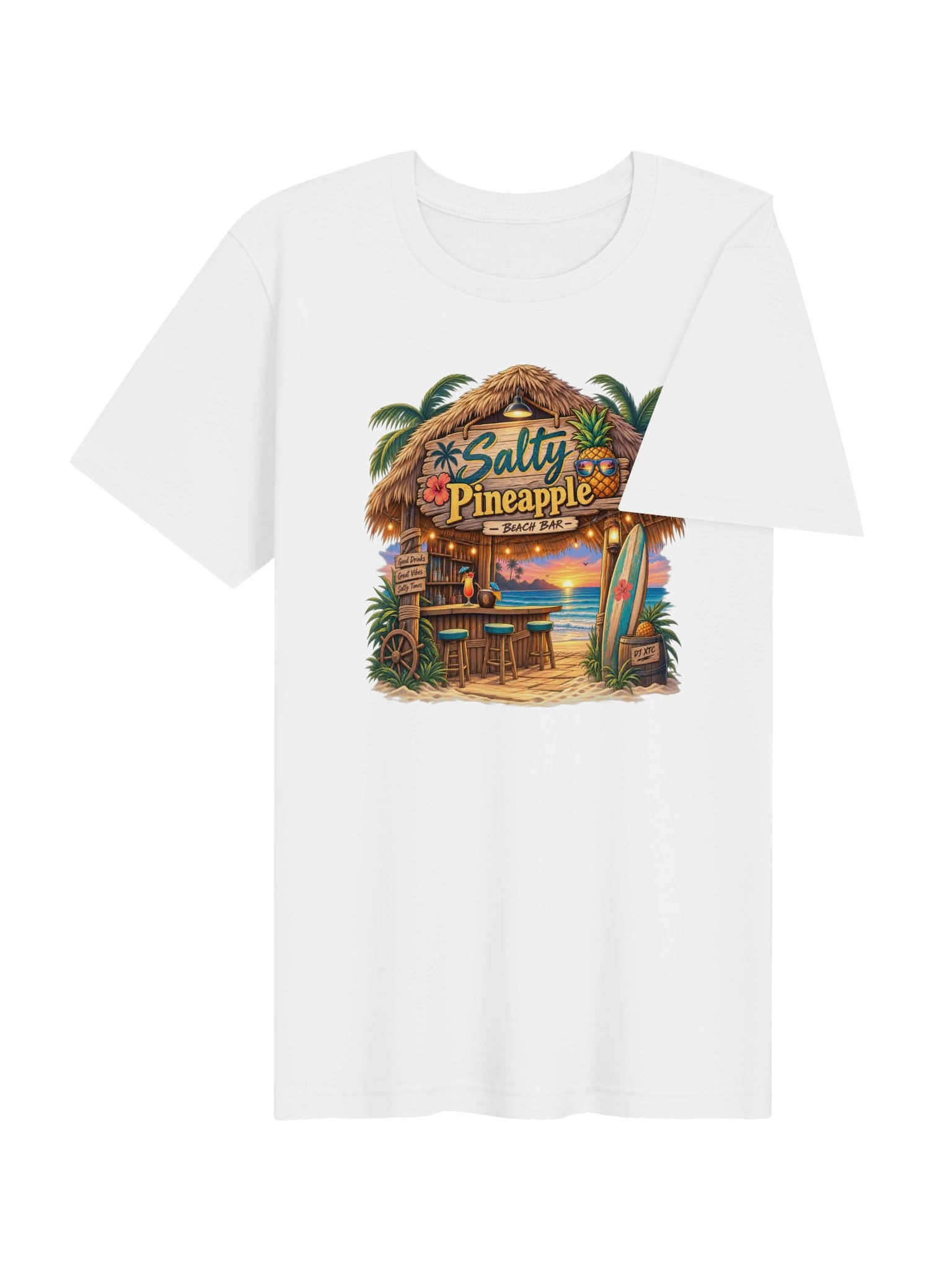 Salty Pineapple Beach Bar T-Shirt product image (4)