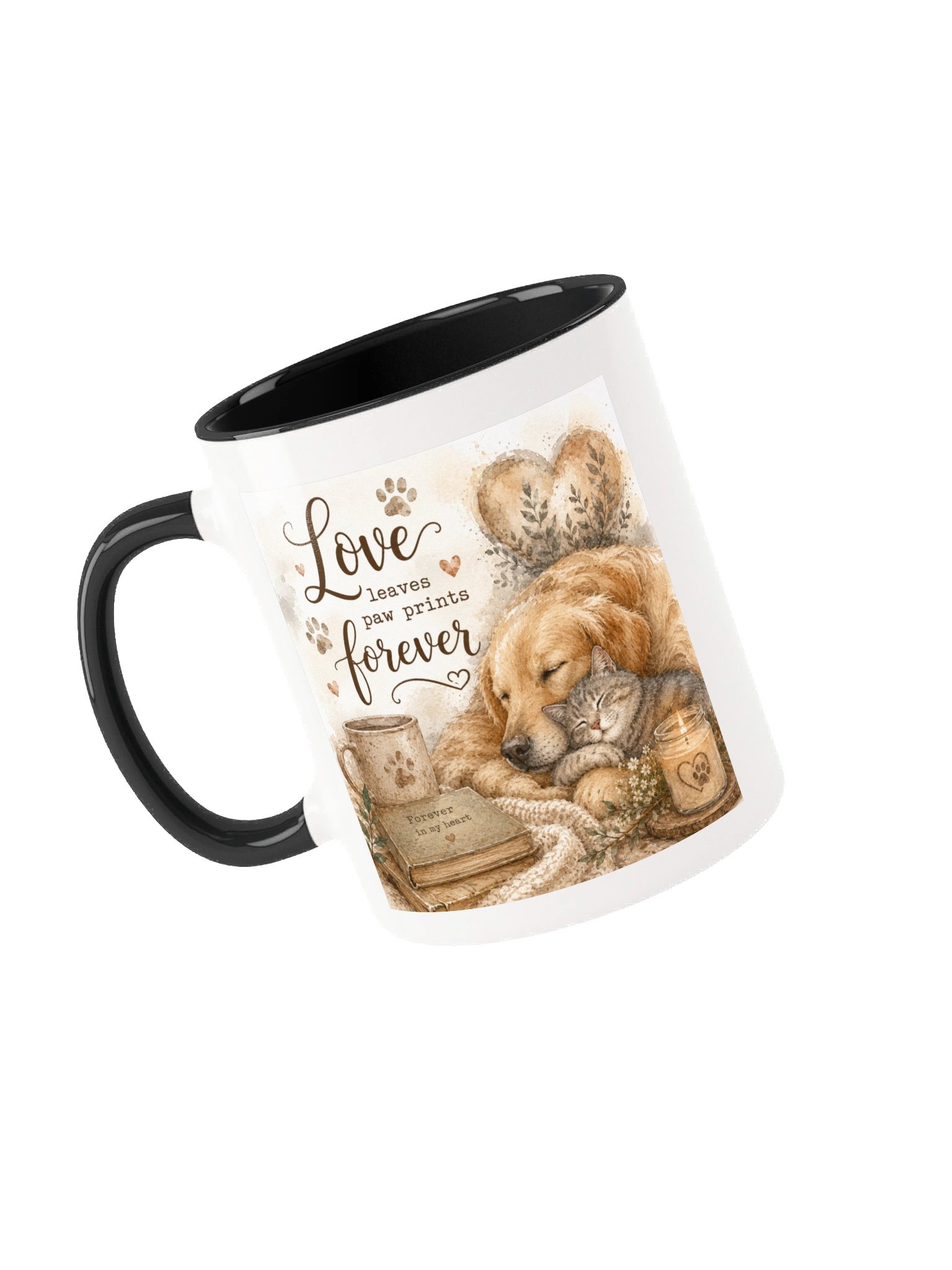 Love Leaves Paw Prints Mug product image (3)