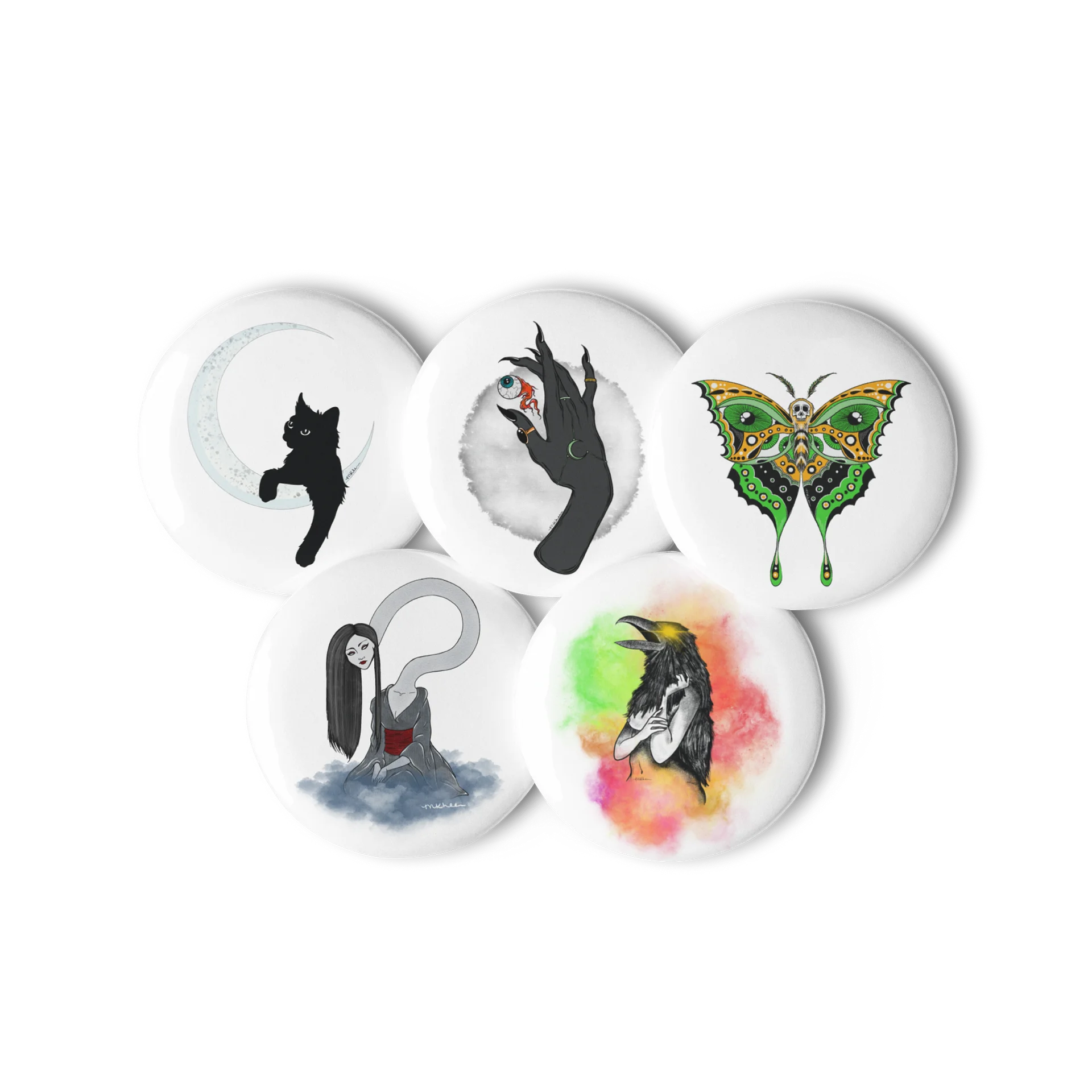 Spooky Pin Button Set 2 product image (3)