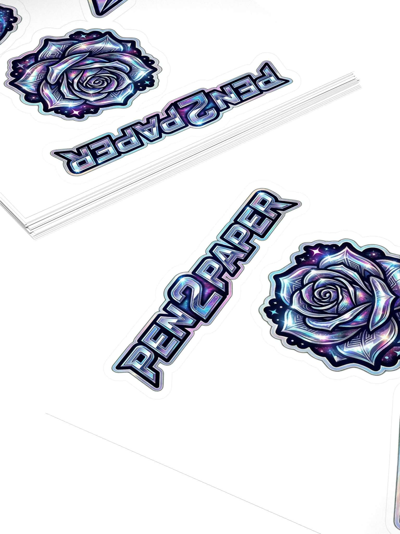 Pen 2 Paper Chrome Rose Sticker Pack product image (4)