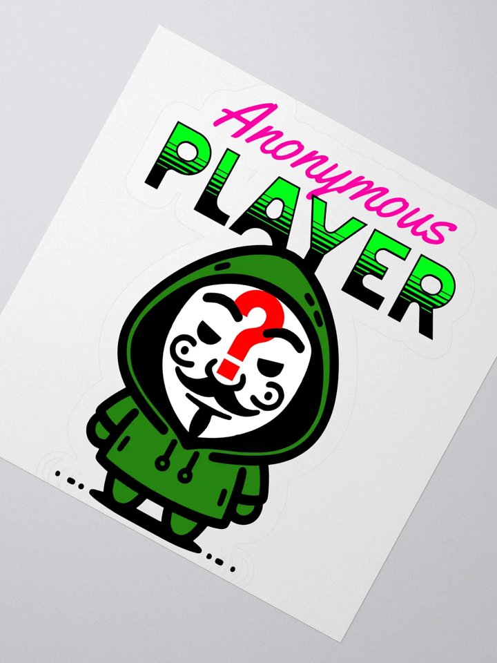 Anonymous Player Sticker product image (2)