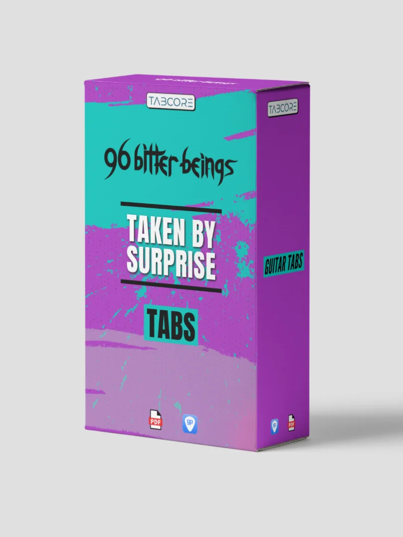 96 Bitter Beings - Taken By Surprise - Guitar Tabs product image (1)