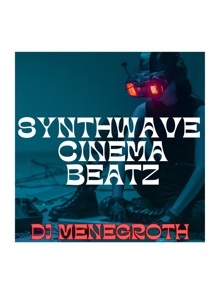 Synthwave Cinema Beatz Sticker product image (1)