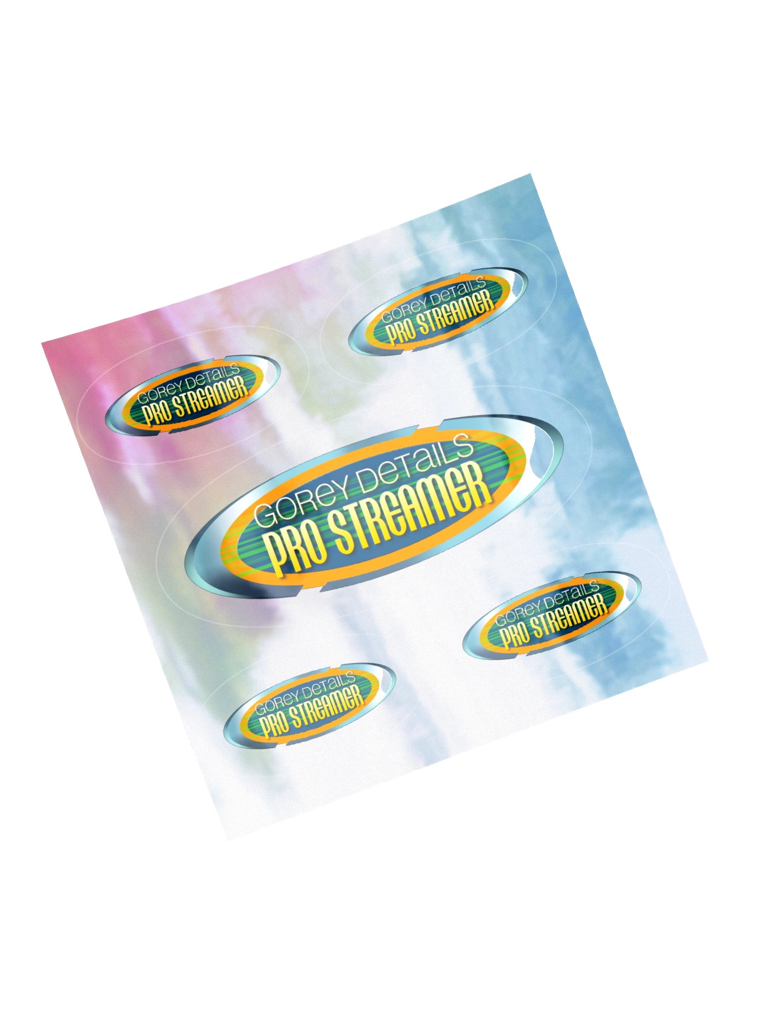 Dude, you're muted - Kiss-Cut Holographic Sticker Sheet product image (14)