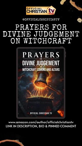 https://amzlink.to/az01vhBmPCBGG  Prayers for Divine Judgement on Witchcraft Covens and Altars 👉 https://amzlink.to/az01vhBmP...