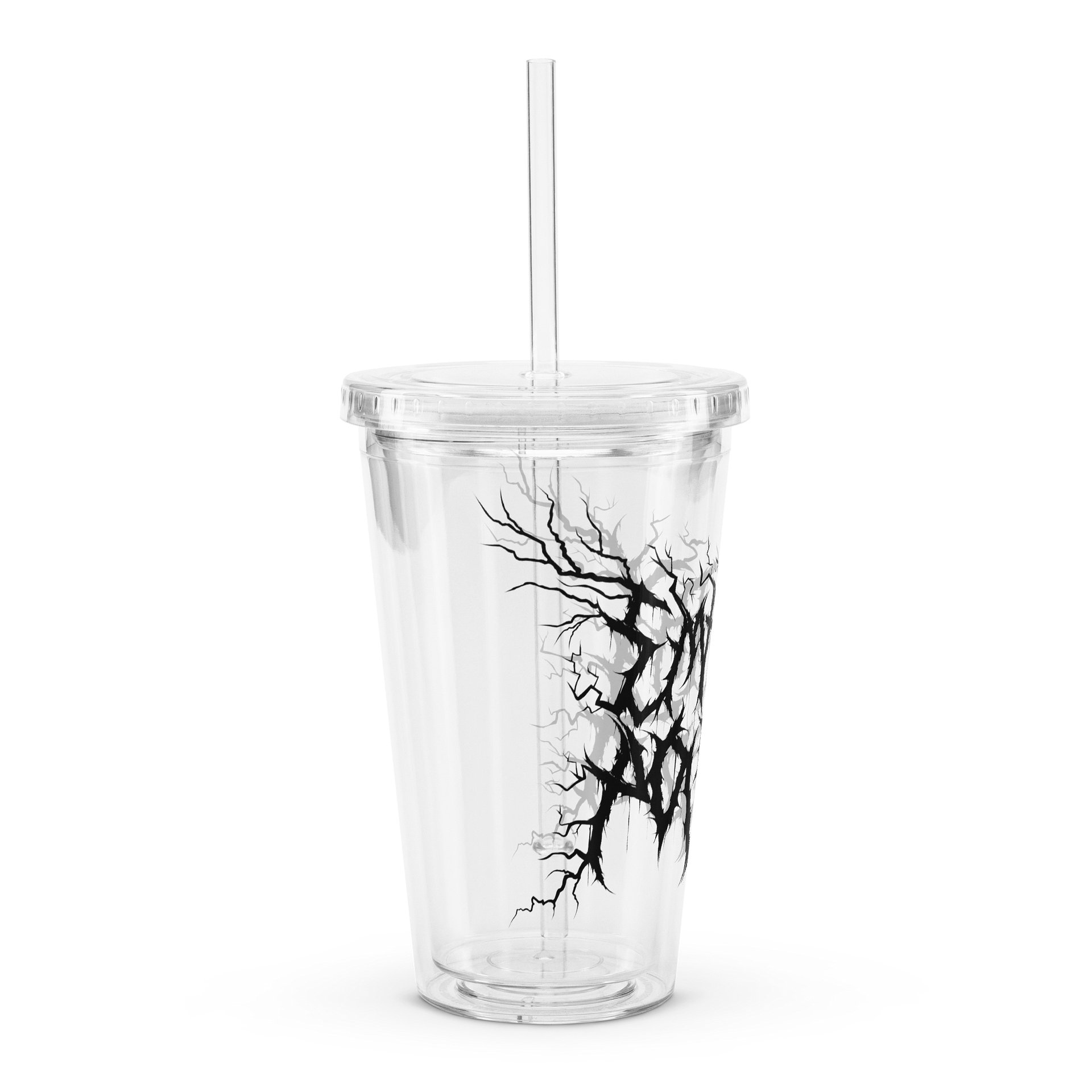 *NEW!* EIP Double Walled Clear Plastic Tumbler (16 oz) BLACK product image (3)