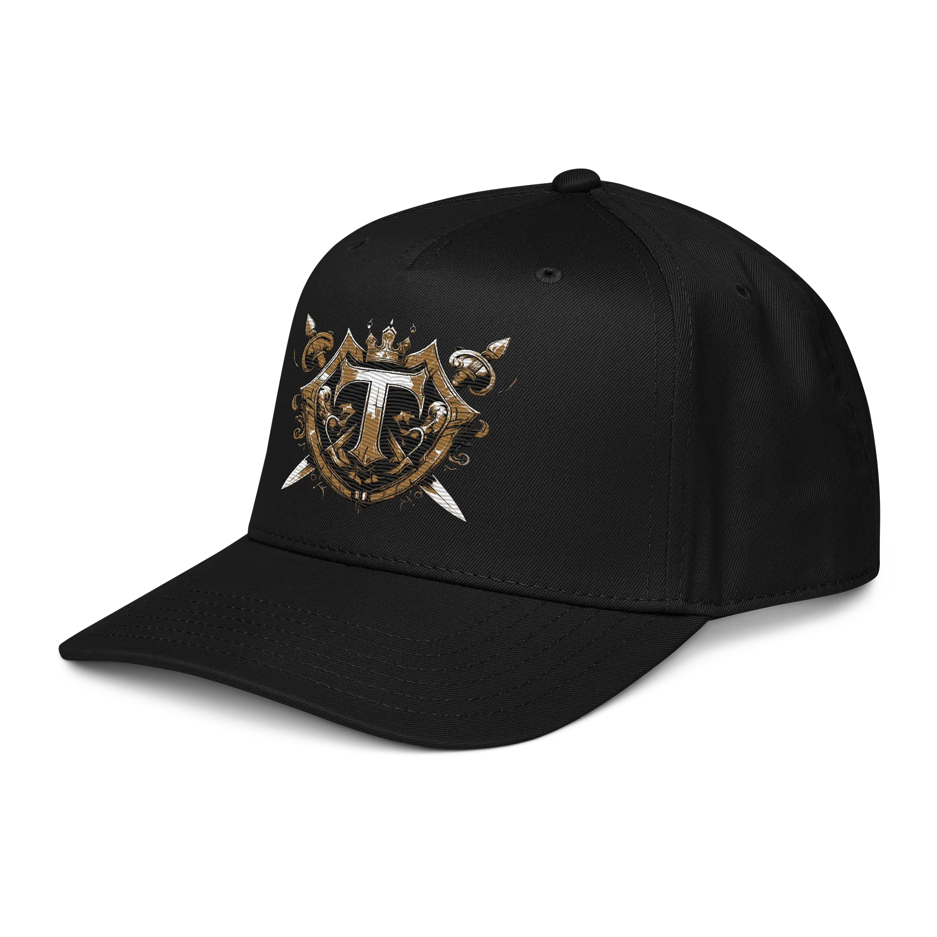 Gold shield logo dad hat product image (8)