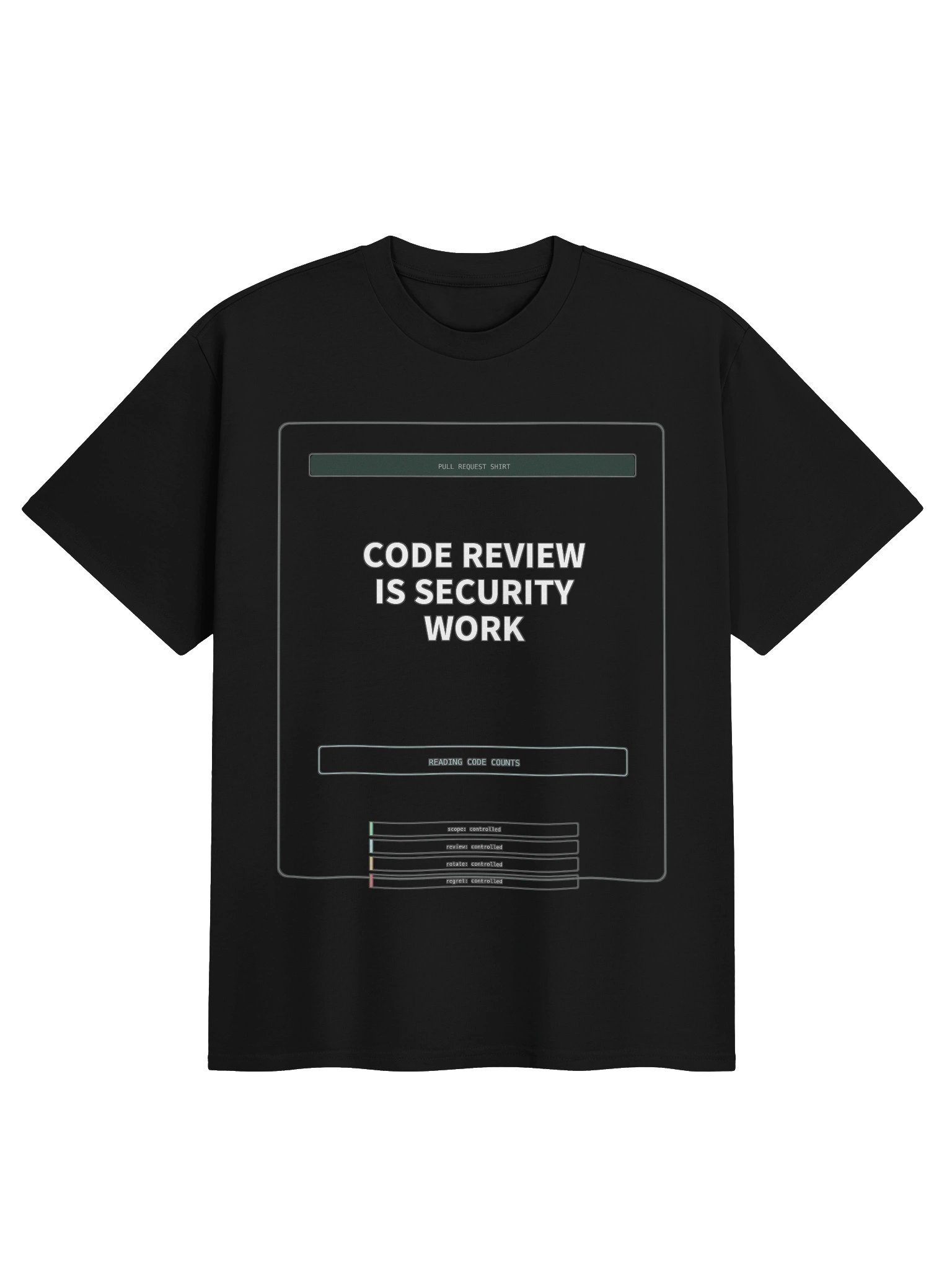 Code Review Is Security Work Tee product image (1)