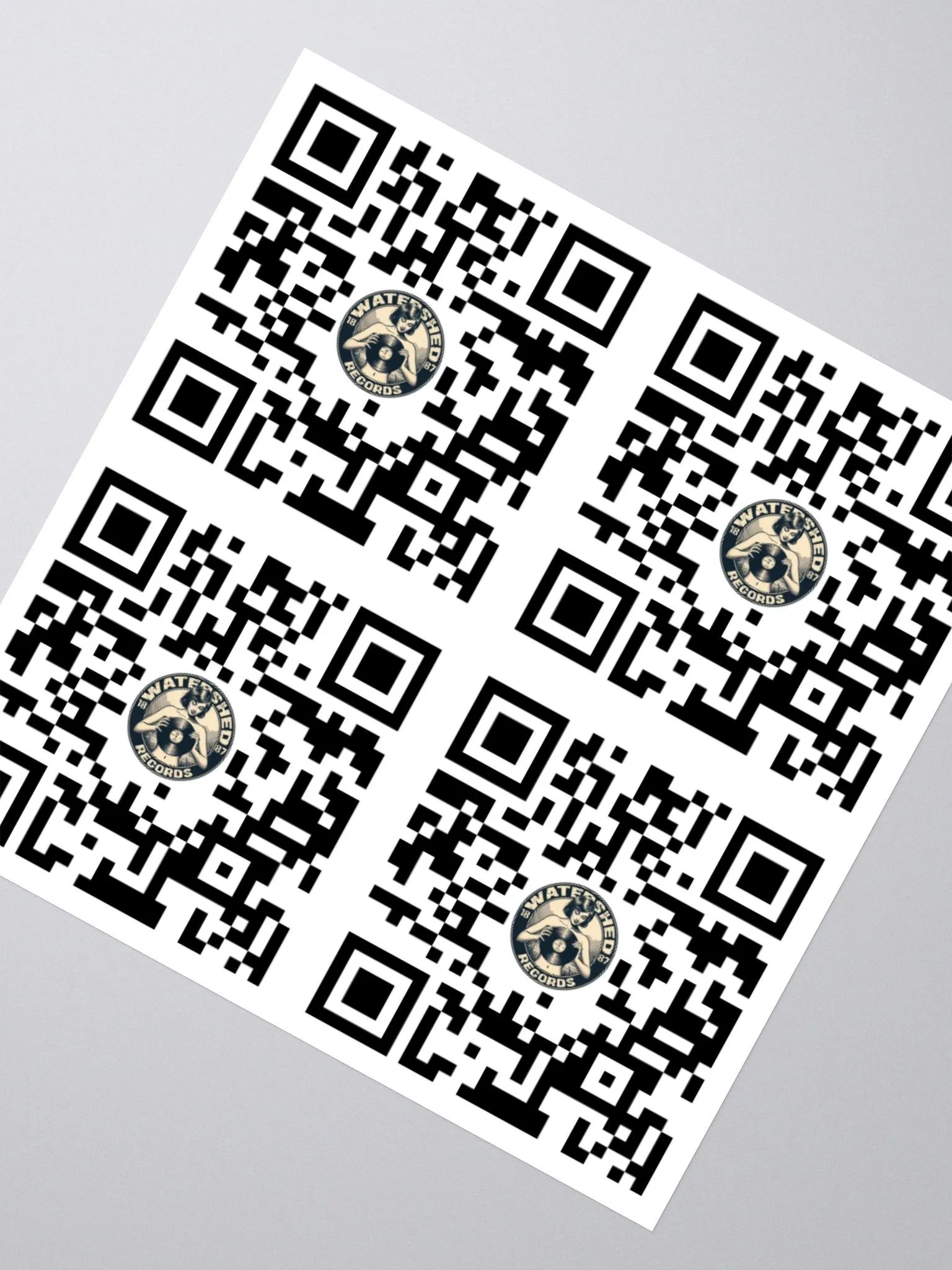 Watershed Records QR Code Stickers product image (2)