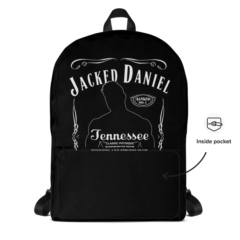 Jacked Daniel Large Print Backpack product image (12)