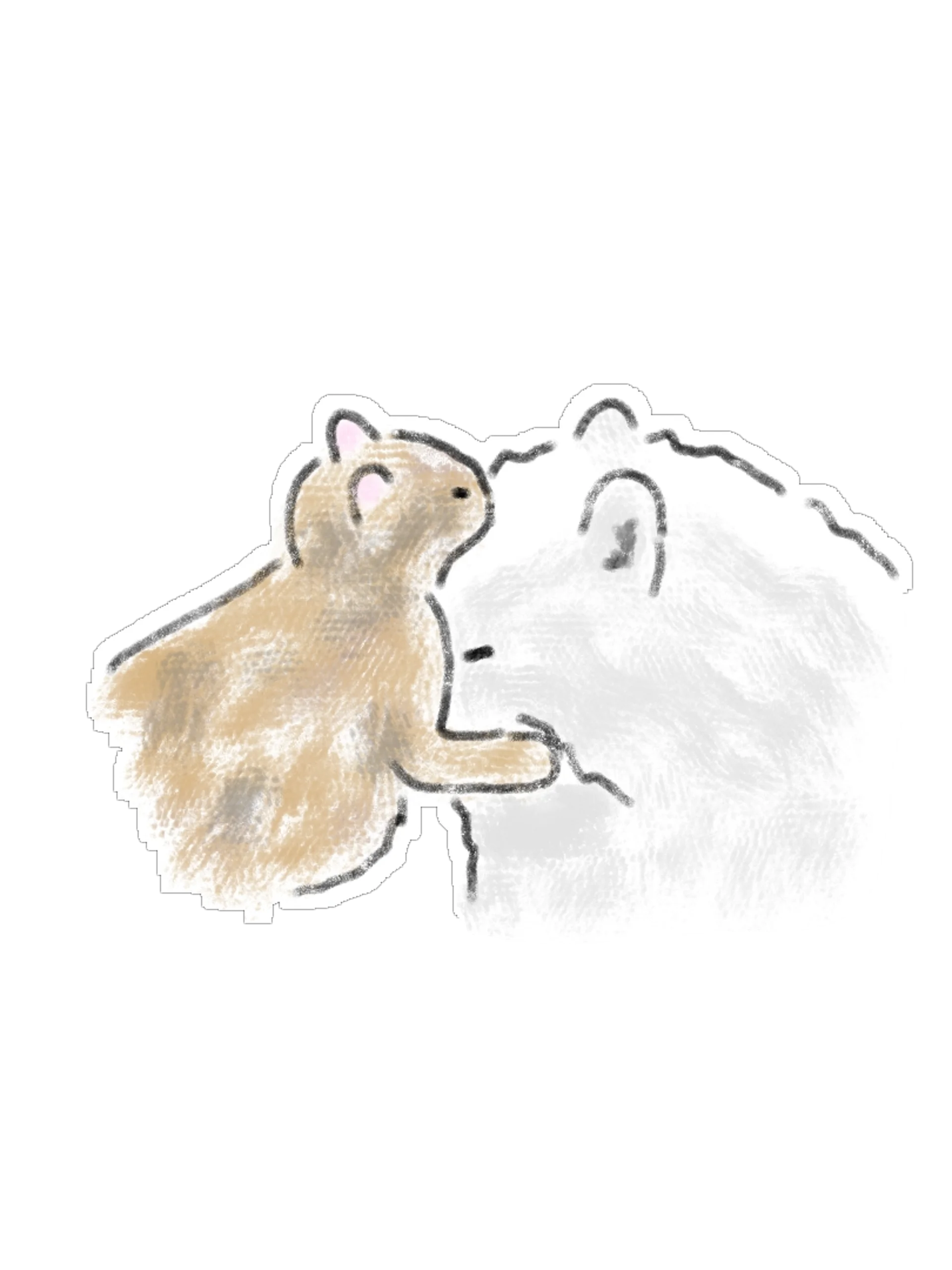 15 Hand-Drawn Animal Friends PNG Clipart Bundle product image (11)