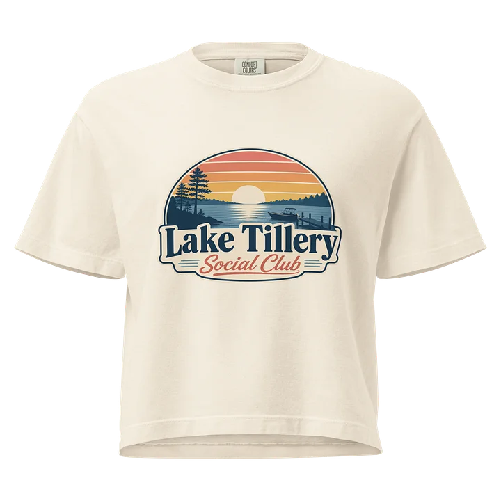 Lake Tillery Social Club Comfort Colors Boxy Tee product image (3)