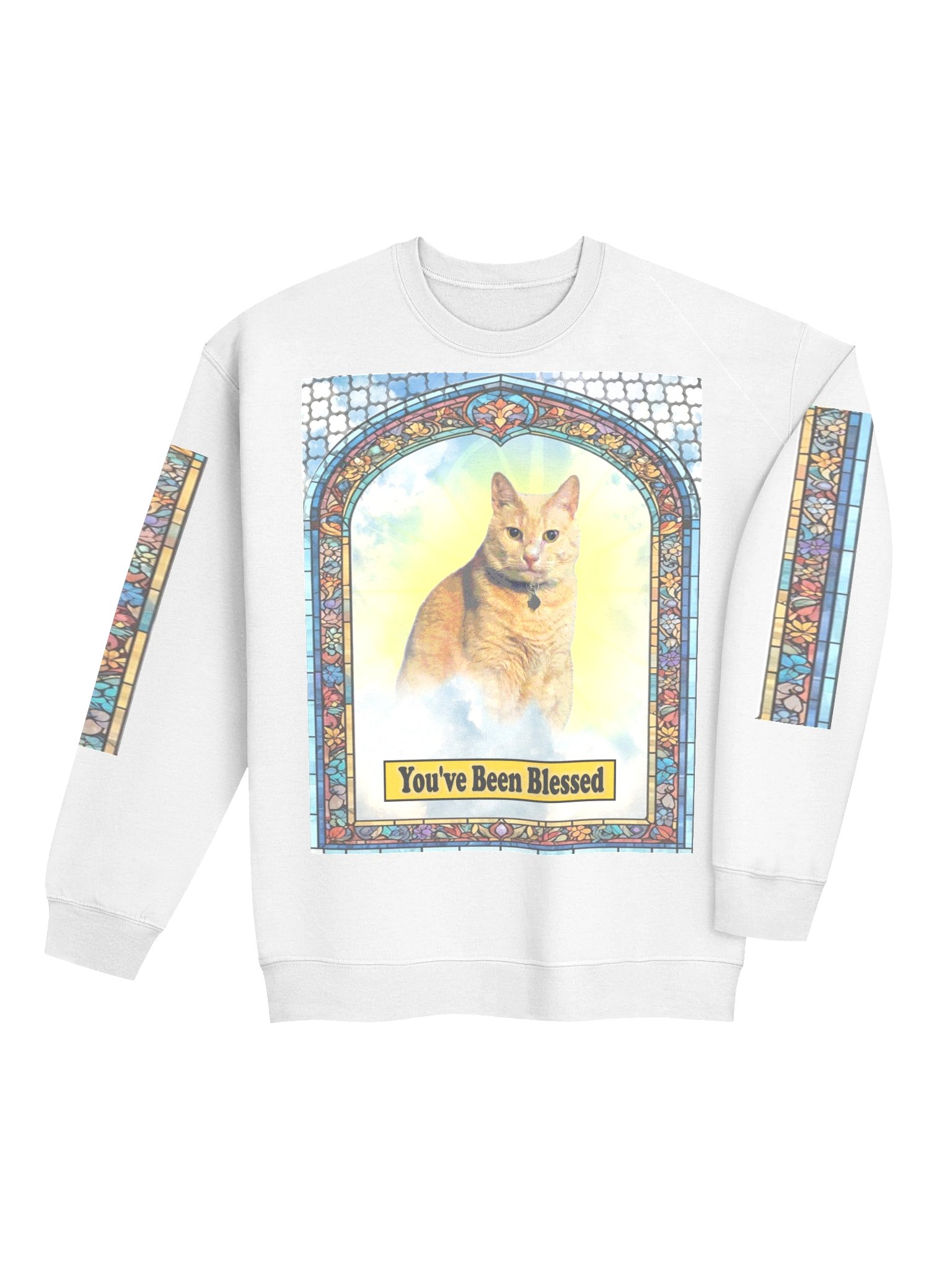 You've Been Blessed SWEATSHIRT (Front ONLY + Sleeves) product image (4)