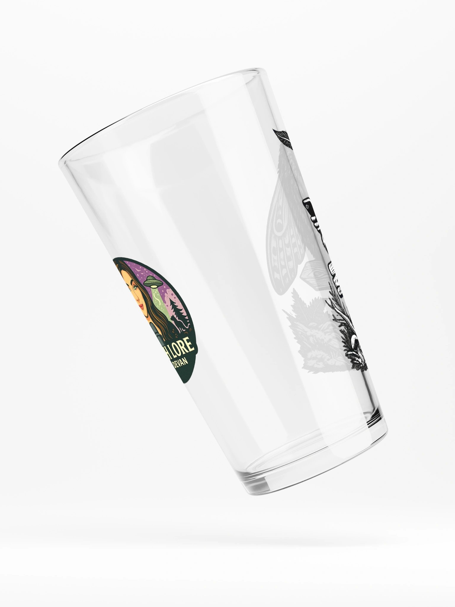 MOBILE MOTHMAN SHAKER PINT GLASS 16oz product image (5)