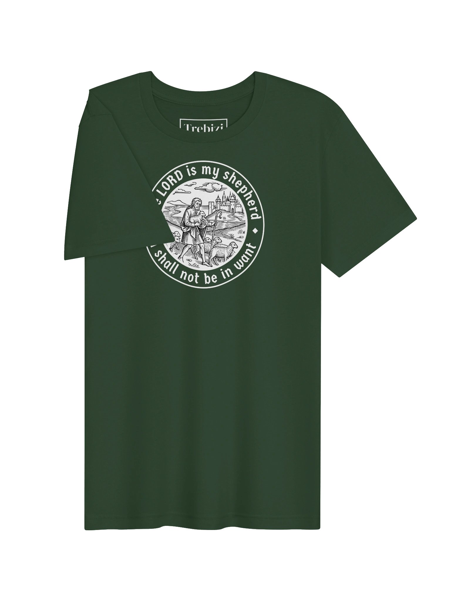 T-Shirt with "The LORD is my shepherd" product image (2)