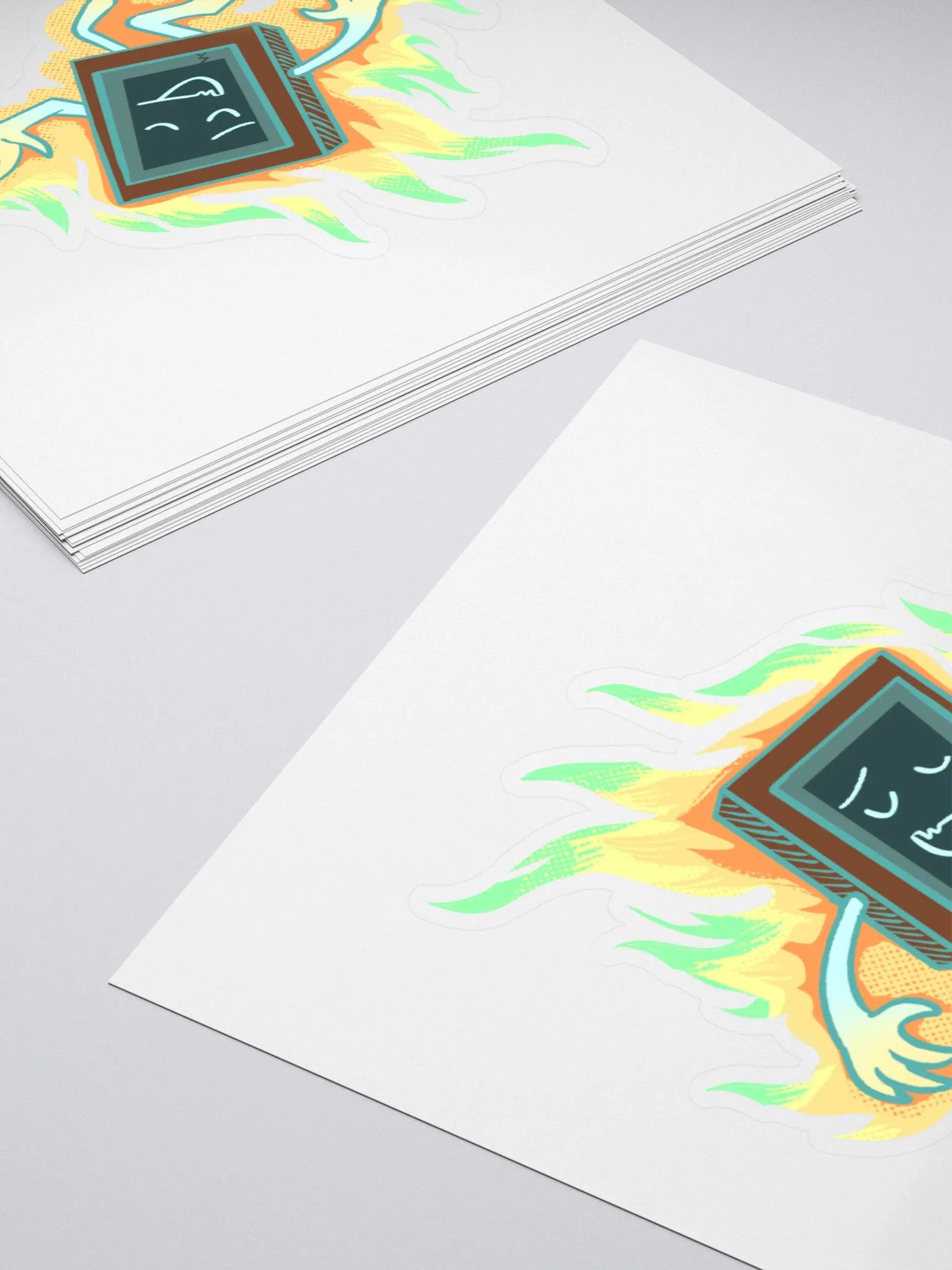 Ghost Fire Sticker product image (4)