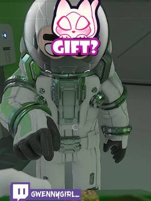 Gwenny gets a gift...? | @Muken  | Check out more shenanigans on the purple site! <3 #fyp #lockdownprotocol #twitch #vtuber #shoes 