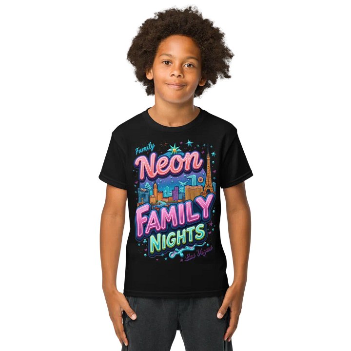 Neon Nights Las Vegas Youth Sports Tee product image (1)