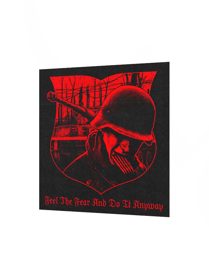 FEEL THE FEAR POSTER RED product image (6)