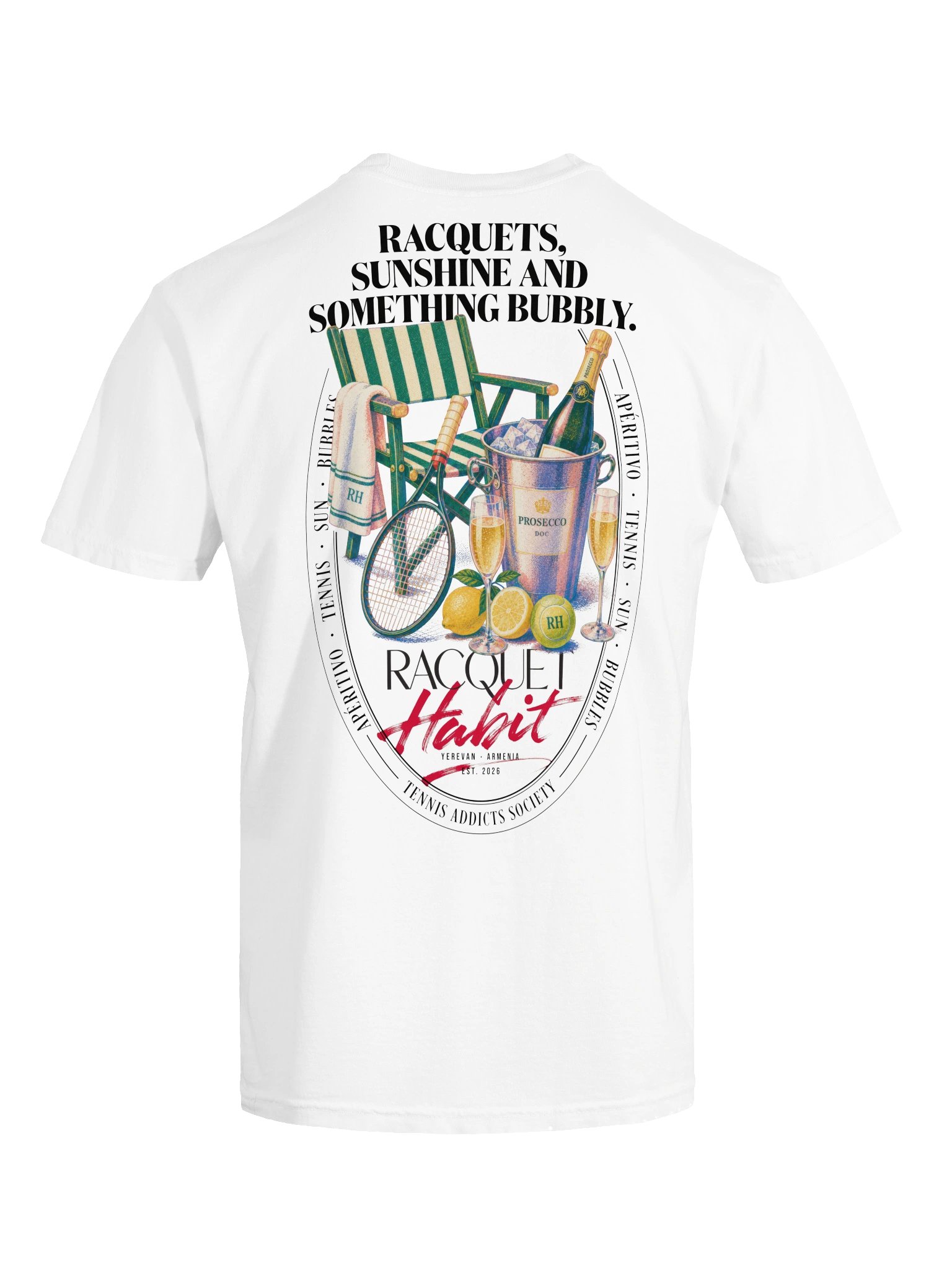 Racquets, Sunshine & Something Bubbly Oversized Tee product image (7)