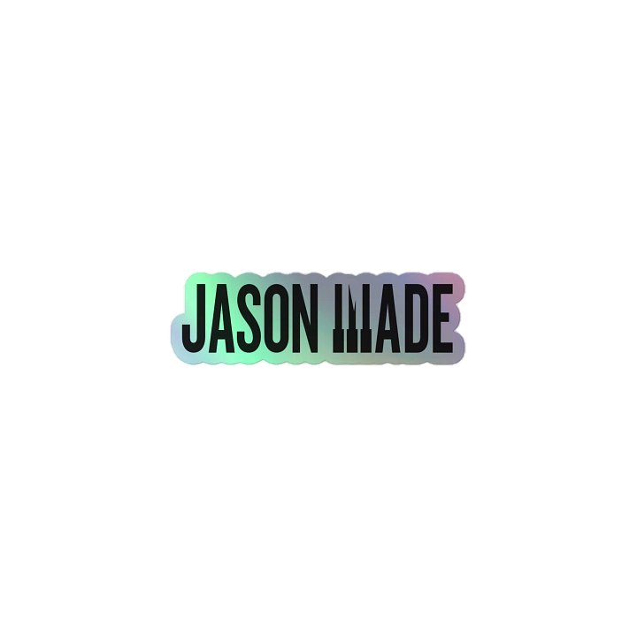 JASON MADE HOLOGRAPHIC STICKER product image (1)