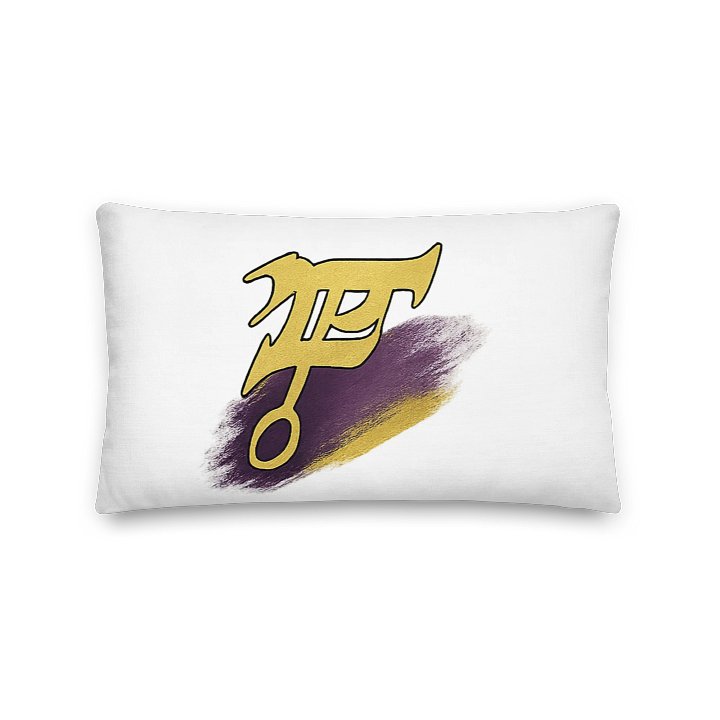 Golden logo pillow product image (1)