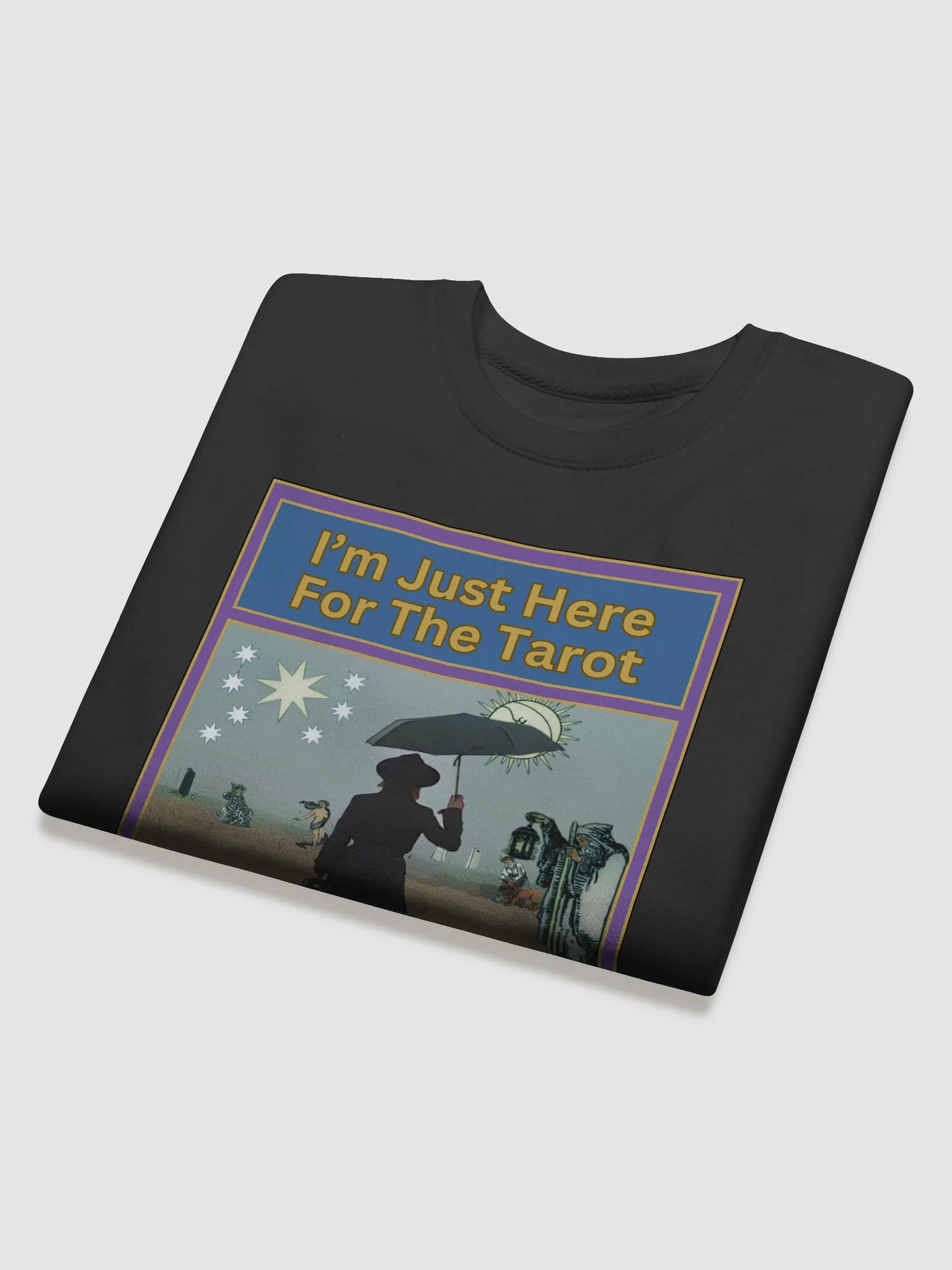 I’m Just Here For The Tarot Sweatshirt, Tarot Card Vibes Sweatshirt, Tarot Card Sweatshirt product image (3)