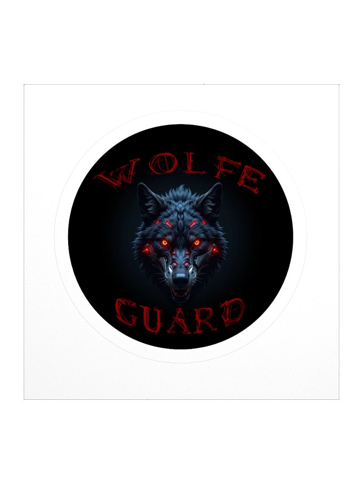 Wolfe_Guard Custom Kiss Cut Stickers product image (1)
