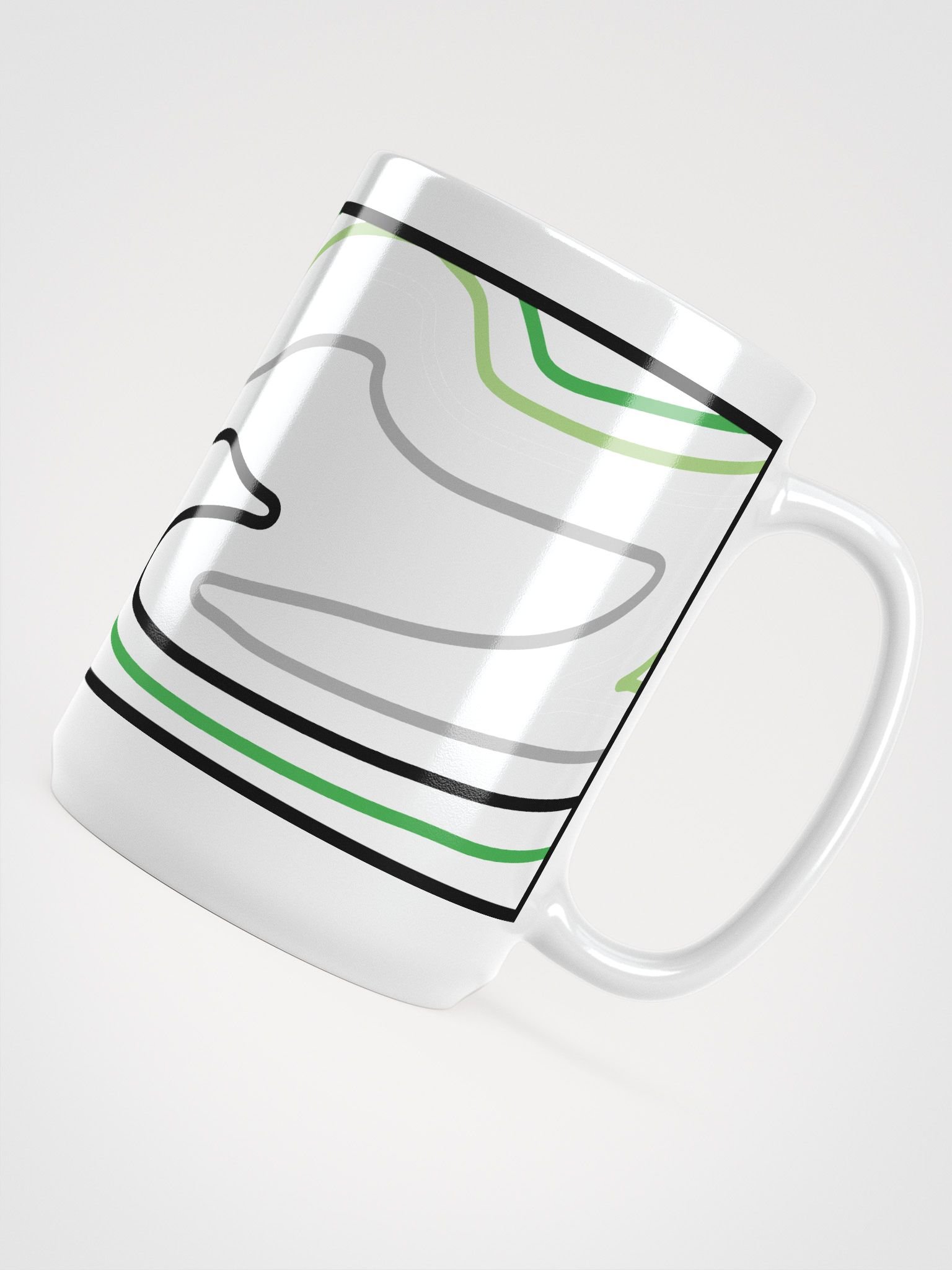 Topographic Pride- aro mug product image (4)