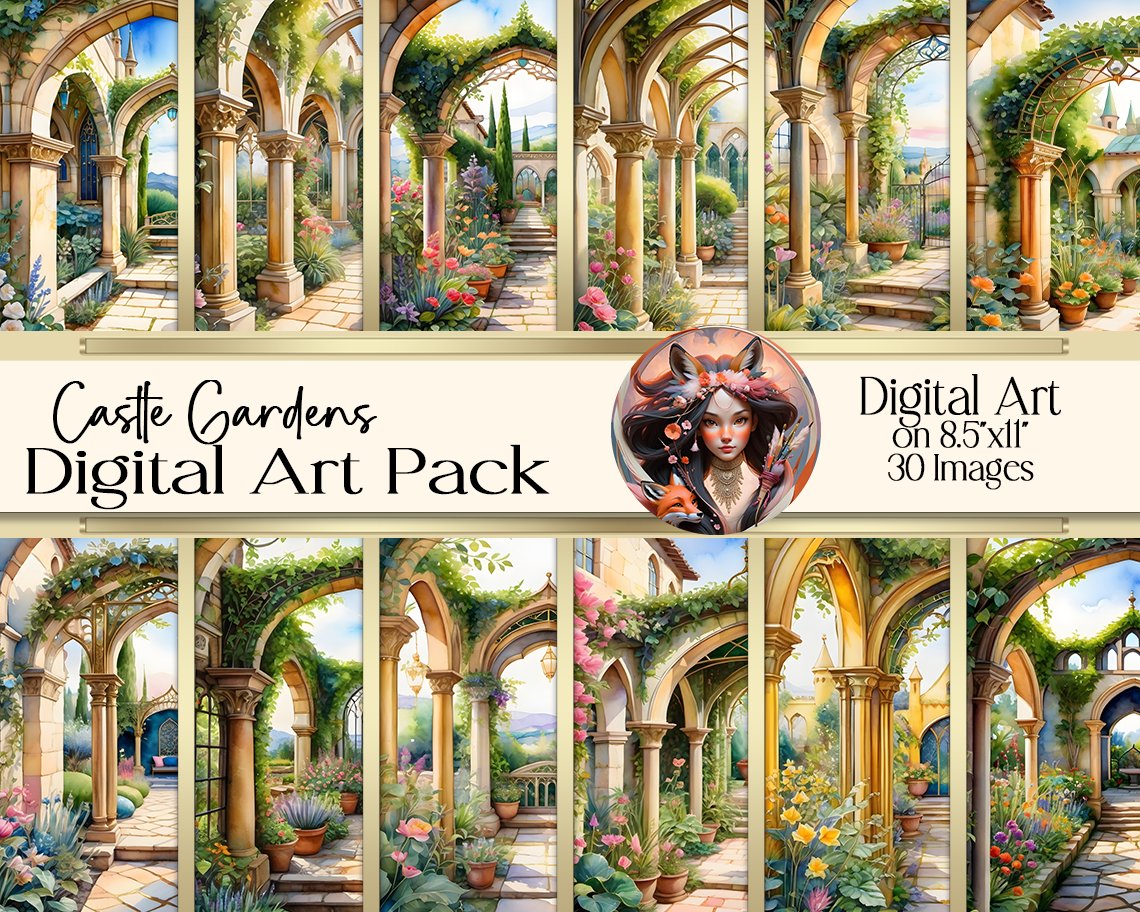 Castle Gardens Digital Art product image (1)