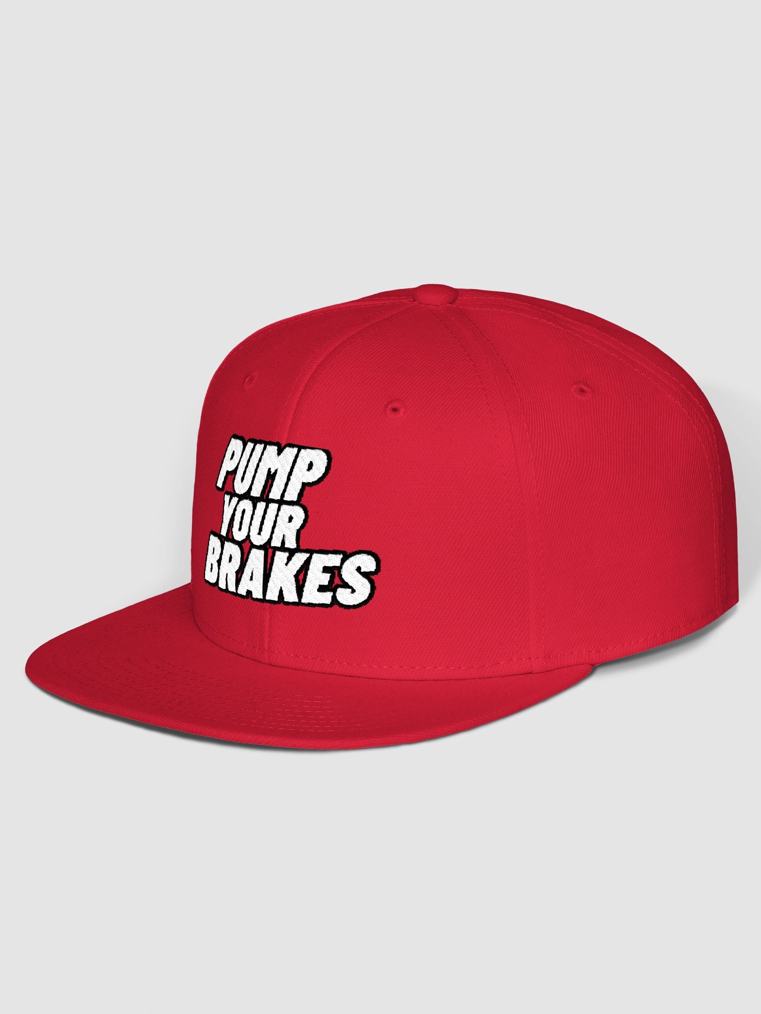 PUMP YOUR BRAKES Snapback Cap product image (10)