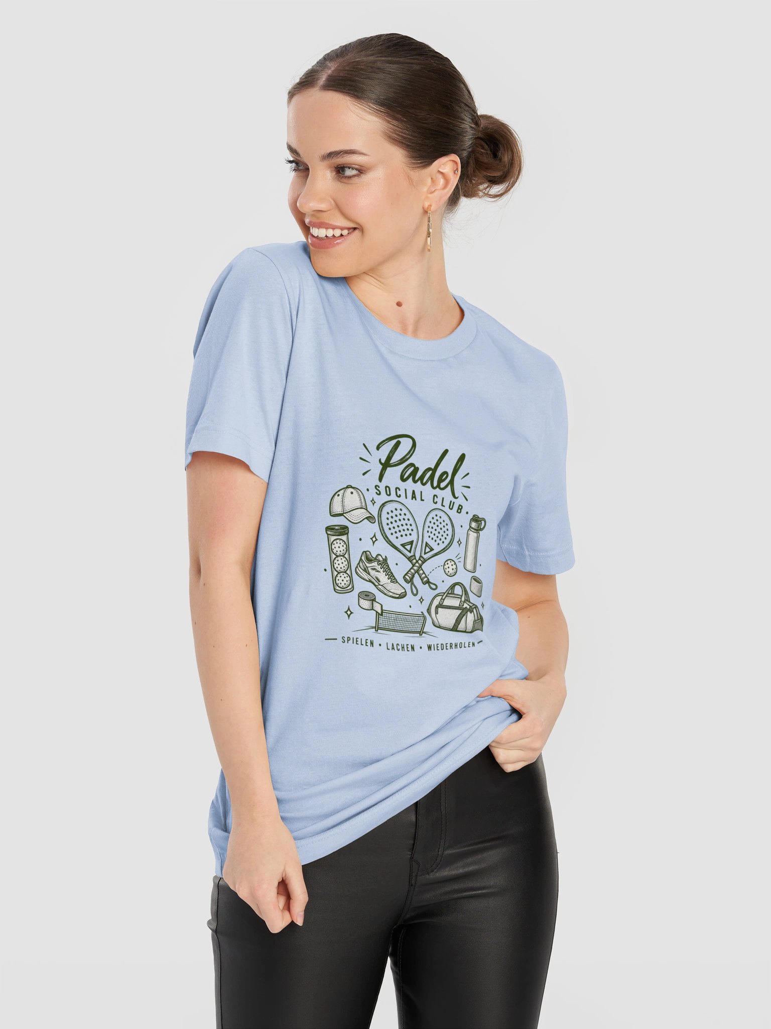 Padel T-Shirt Damen – Social Club Geschenk für Padel-Spielerinnen product image (82)
