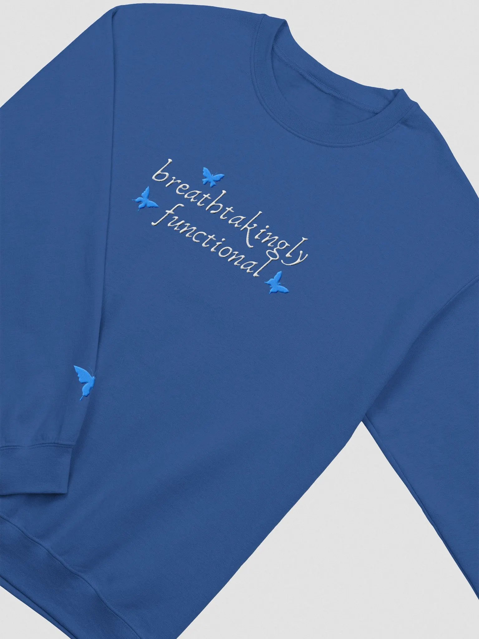 Breathtakingly Functional | Embroidered Crewneck product image (1)